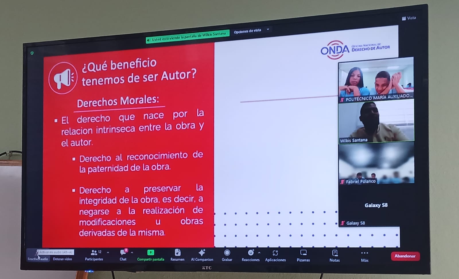 Imagen de la noticia: Charla sobre “Derecho de Autor en Producciones Artísticas”